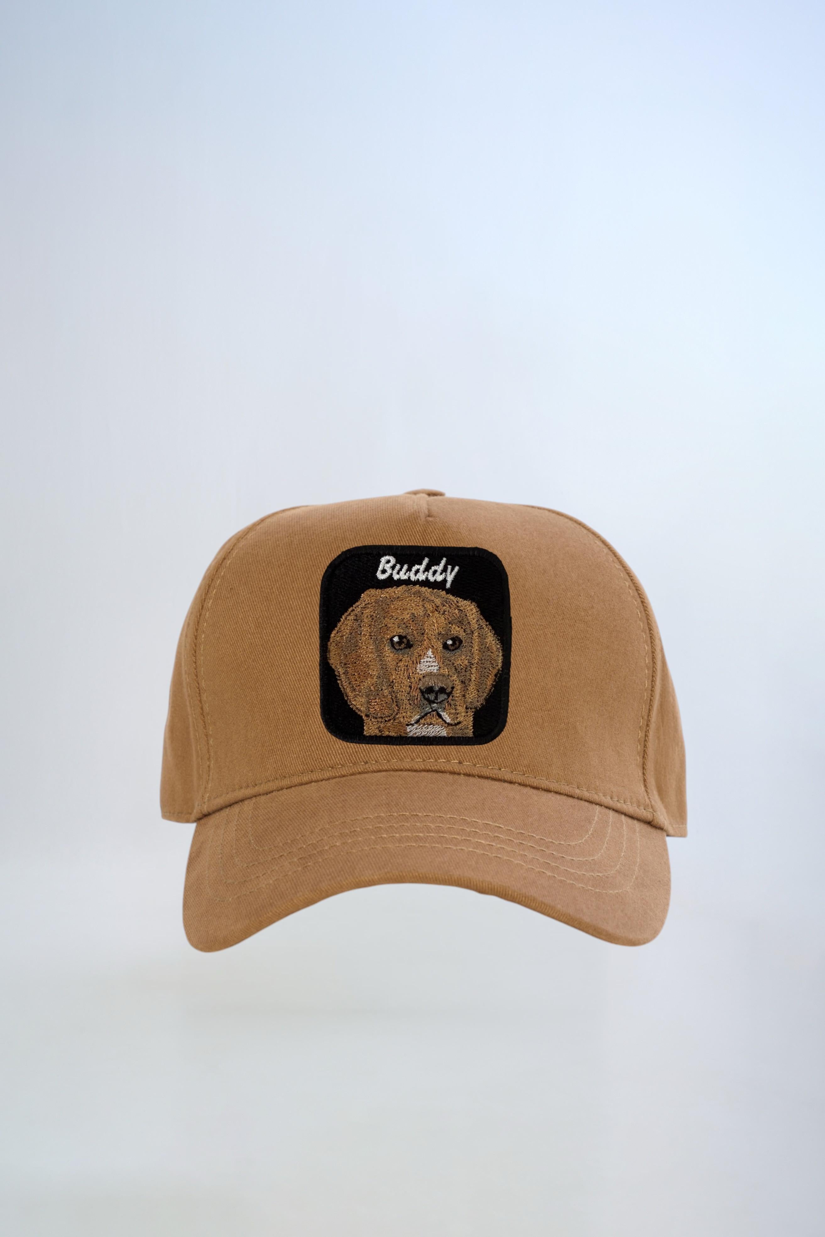 Pet Portre Nakışlı Sütlü Kahve Cap